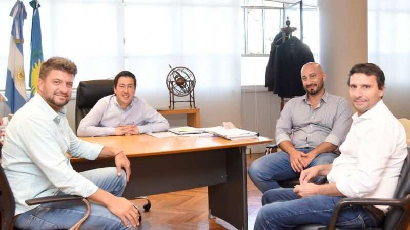 Diego Nanni se reunió con el ministro, Leo Nardini,  y acordaron · obras para el distrito