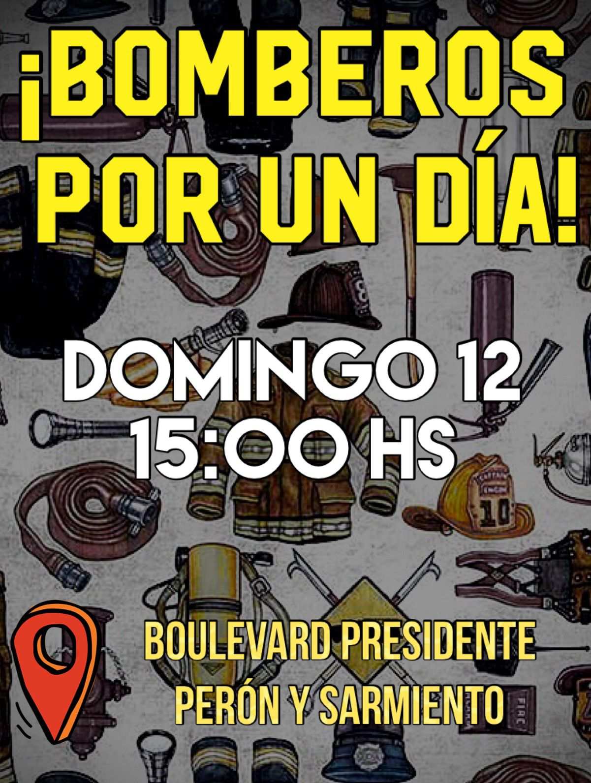 El Domingo en Garín, los chicos pueden ser Bomberos por un Día