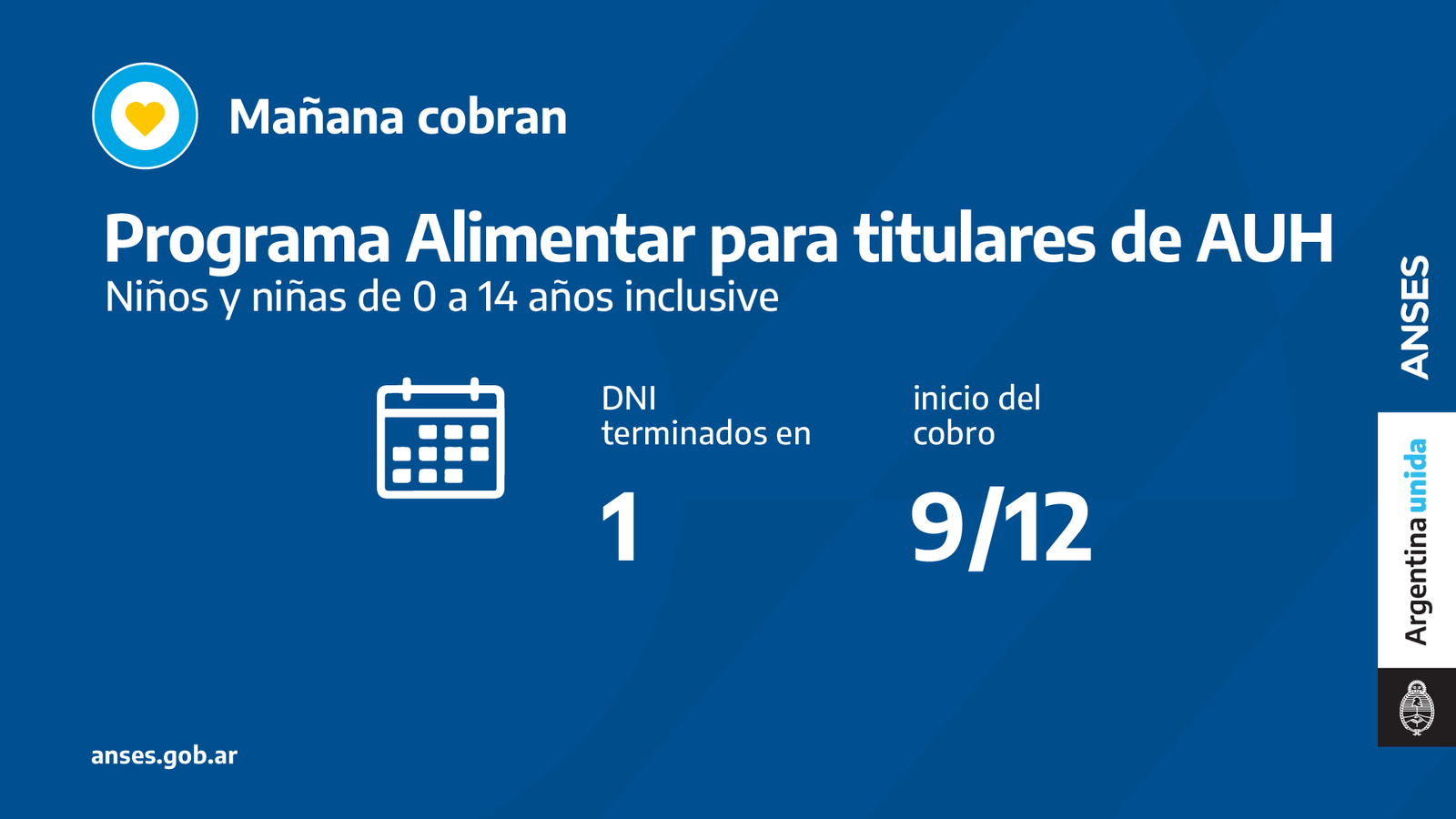 ANSES, calendarios de Pago del Jueves 9 de Noviembre