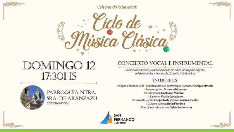 Vuelve el Ciclo de Música Clásica de San Fernando con la temática ´Celebrando la Navidad´