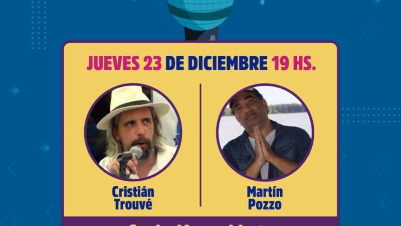 Escobar, Cristián Trouvé & Martín Pozzo en el “Ciclo de Recitales Poéticos 2021”