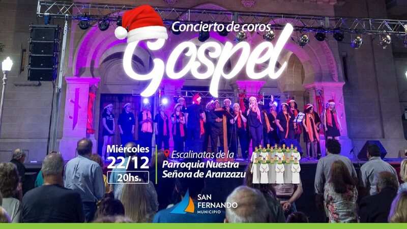 Este miércoles, en San Fernando se podrá disfrutar de un Concierto Navideño de Coros Gospel