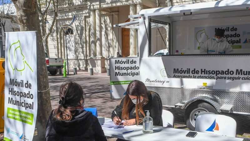El Móvil de Hisopado Municipal de San Fernando vuelve a la Plaza Mitre con testeos gratuitos de Covid