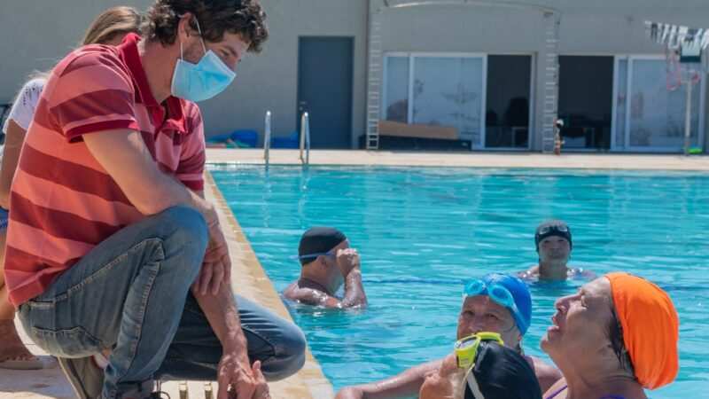 Juan Andreotti visitó las Colonias de Verano de adultos mayores y chicos