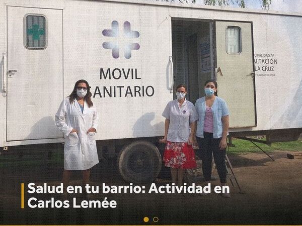 Salud en tu Barrio, pasó por Carlos Lemeé