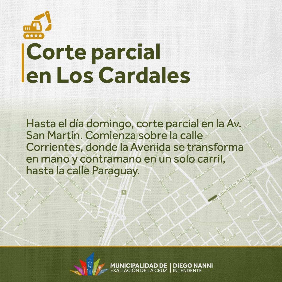 Corte Parcial en Los Cardales