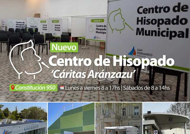 San Fernando sumó un nuevo Centro de Hisopado en ‘Cáritas Aránzazu’