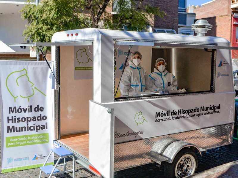 Esta semana, el Móvil de Hisopados de San Fernando estará en la Plaza del Bicentenario