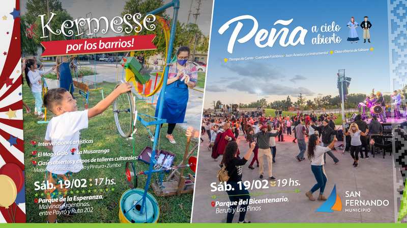 Actividades culturales en las plazas de San Fernando este fin de semana