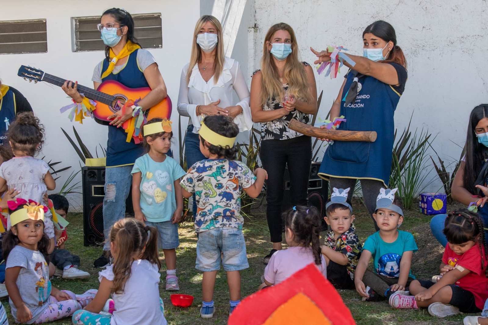 Con un campamento, comenzaron las colonias de los Jardines Maternales de San Fernando