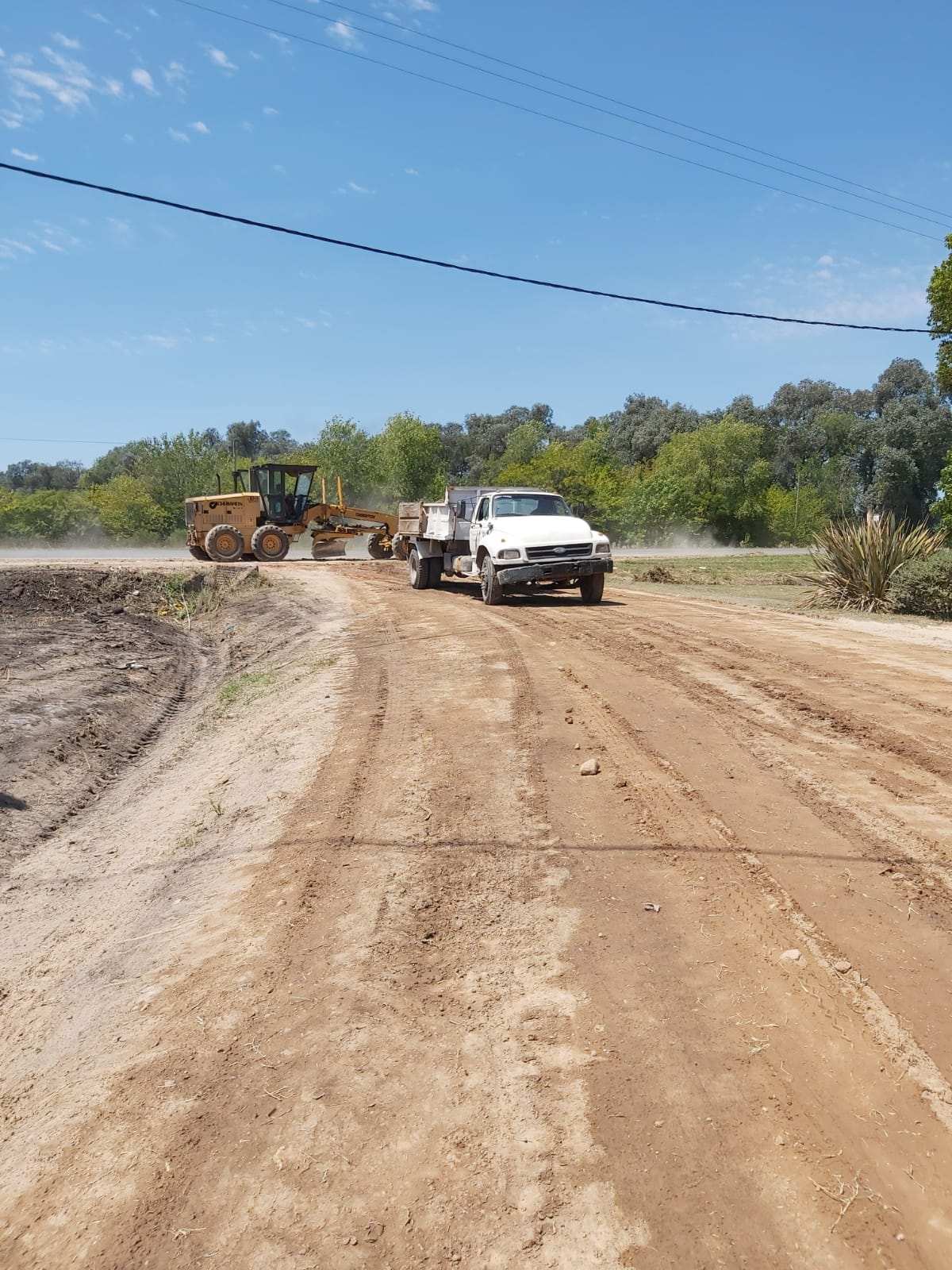 Exaltación, mejoras en el ingreso al barrio El Zorzal