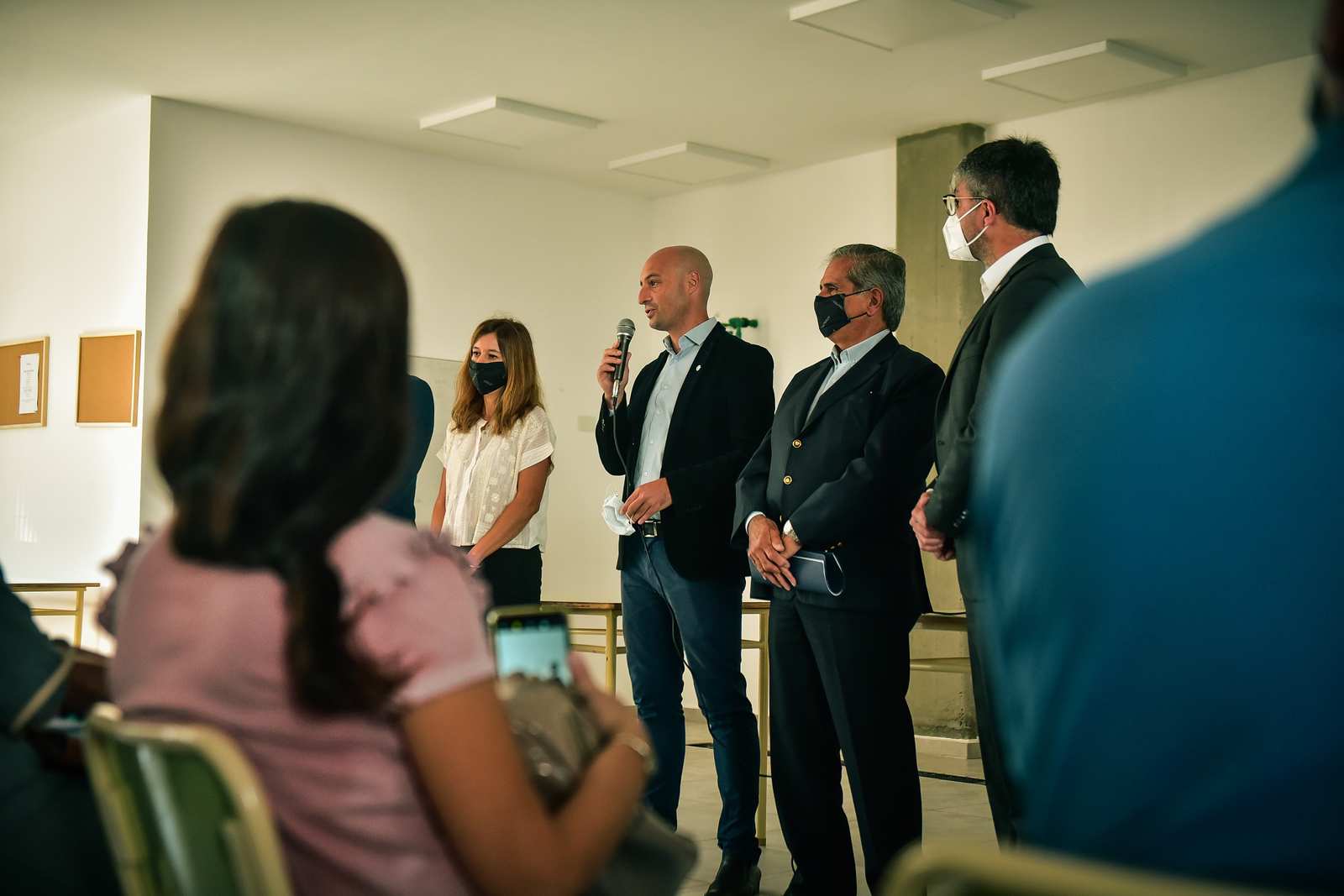 Beto Ramil presentó al nuevo rector del colegio preuniversitario Ramón A. Cereijo de Escobar