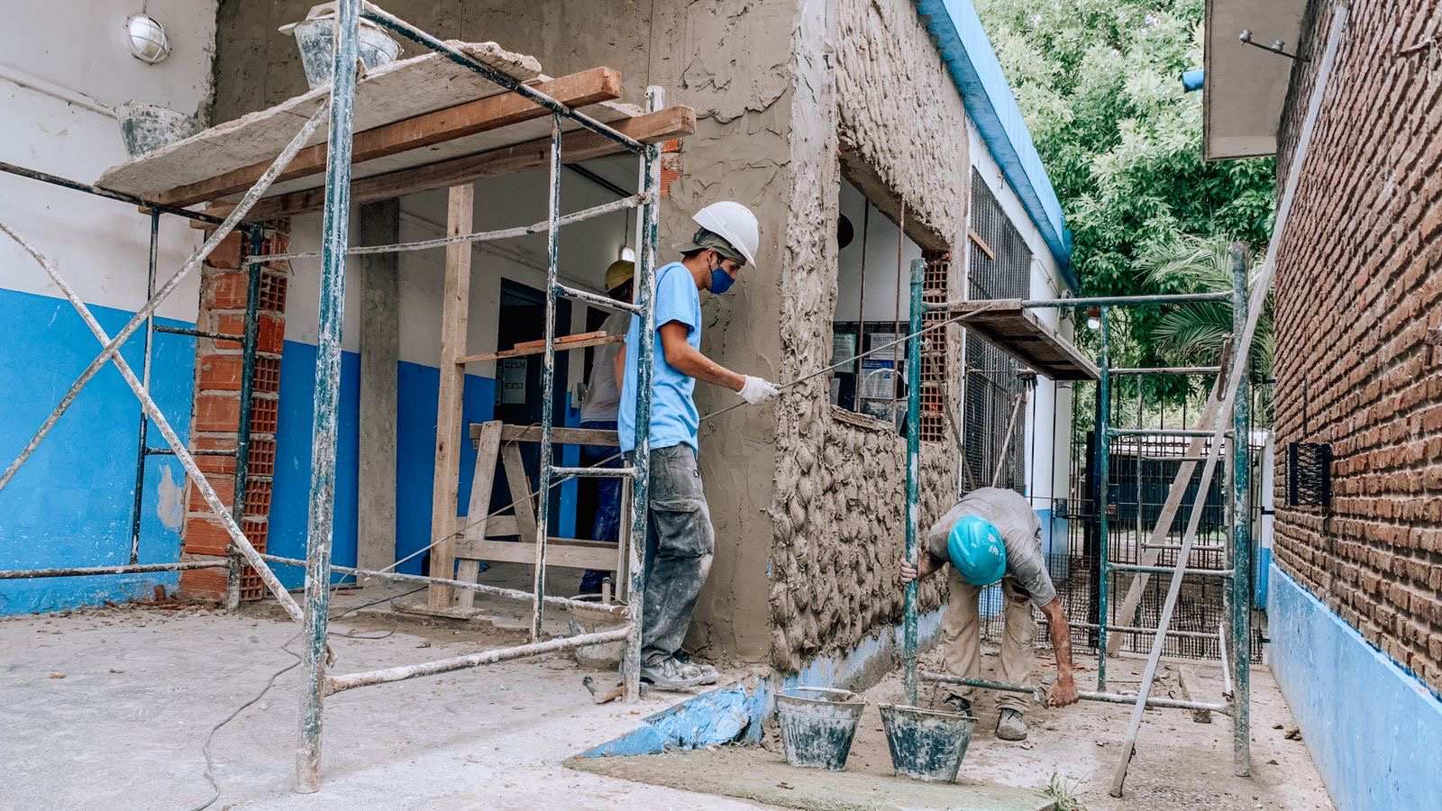 La Municipalidad de Escobar continúa con obras de infraestructura en 12 escuelas y jardines públicos del distrito