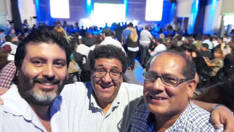 Augusto Briceño como Presidente y Gustavo Aguilera encabezando la lista de Congresales , expresan la lista de Unidad del PJ de San Fernando