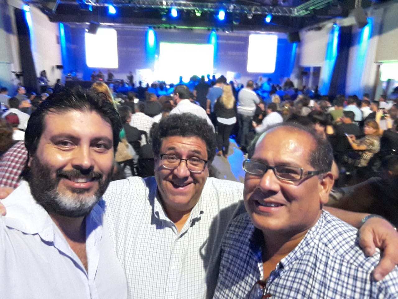 Augusto Briceño como Presidente y Gustavo Aguilera encabezando la lista de Congresales , expresan la lista de Unidad del PJ de San Fernando