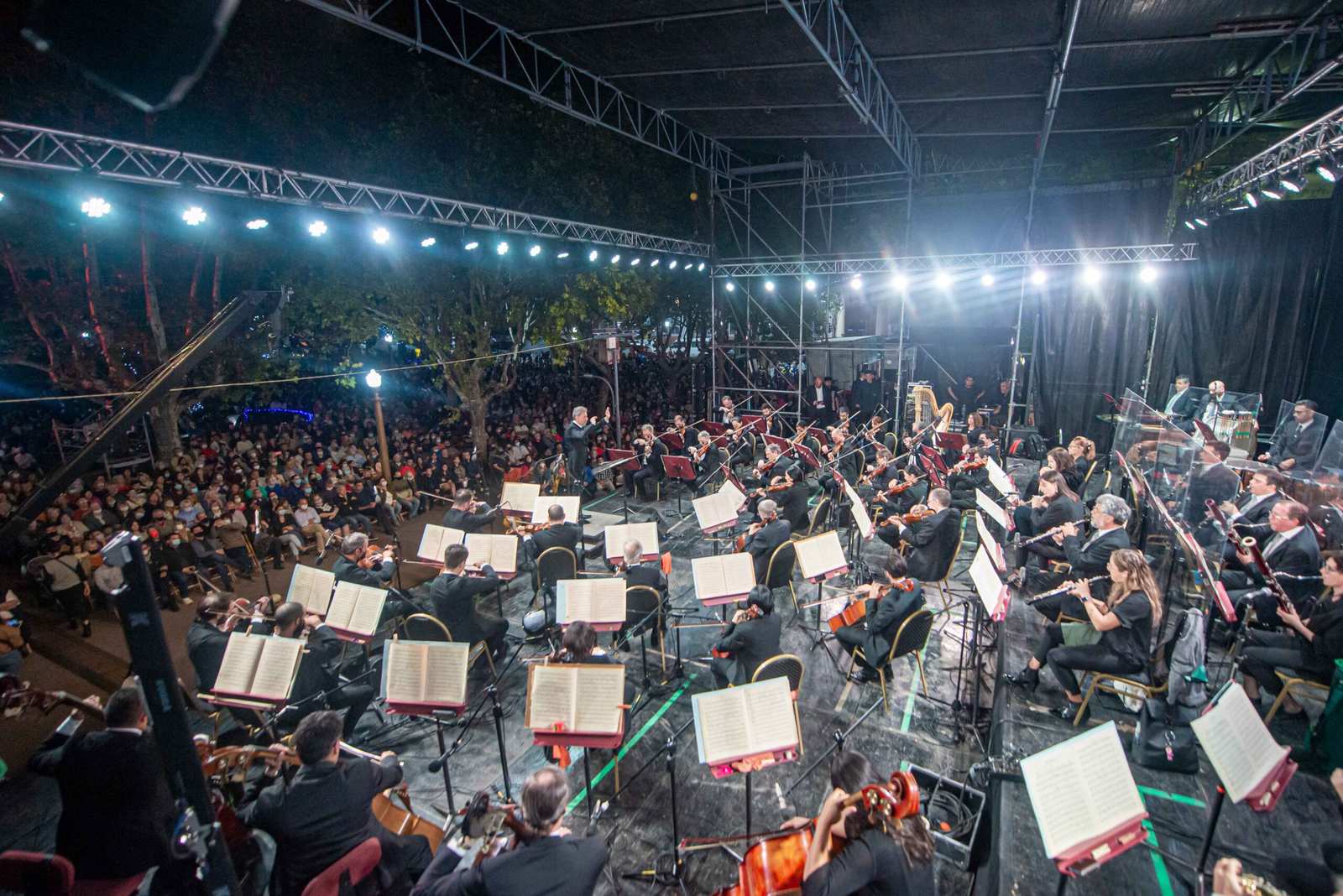 La Orquesta Sinfónica Nacional brindó un concierto magnífico para más de 5.000 sanfernandinos