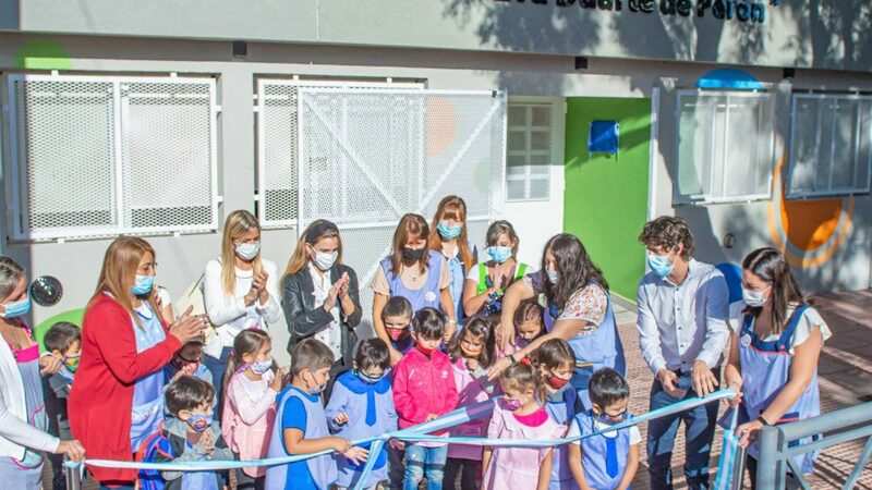 Juan Andreotti inauguró la cuarta de 7 instituciones educativas renovadas en el verano