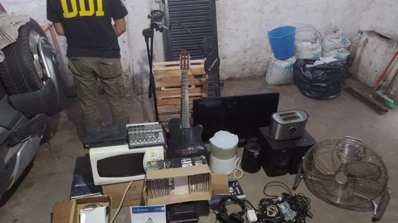 Se esclareció el robo al músico Federico Pecchia: recuperaron todos los elementos sustraídos y detuvieron a una persona