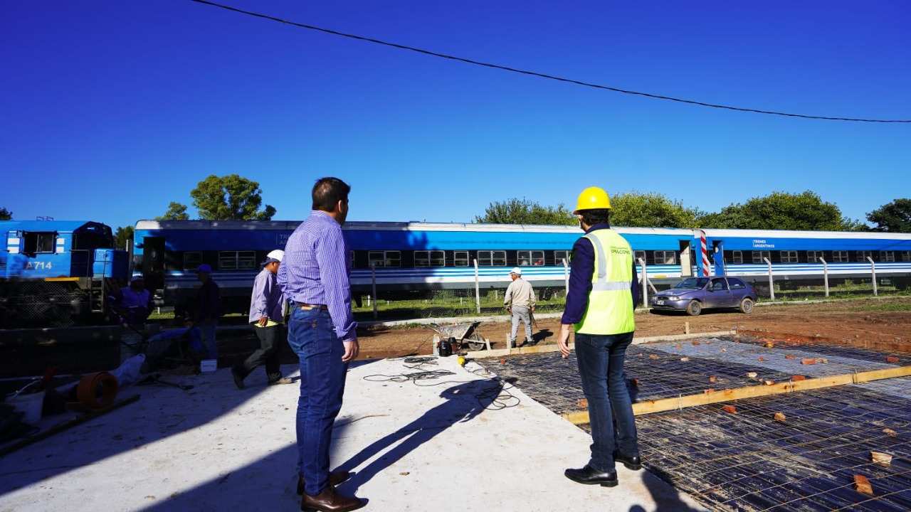 Avanzan las obras en el entorno de la Estación General Pacheco y la nueva plaza bajo la 197