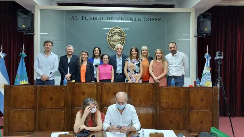 Sofía Vannelli participó de la apertura de Sesiones en el HCD de Vicente López