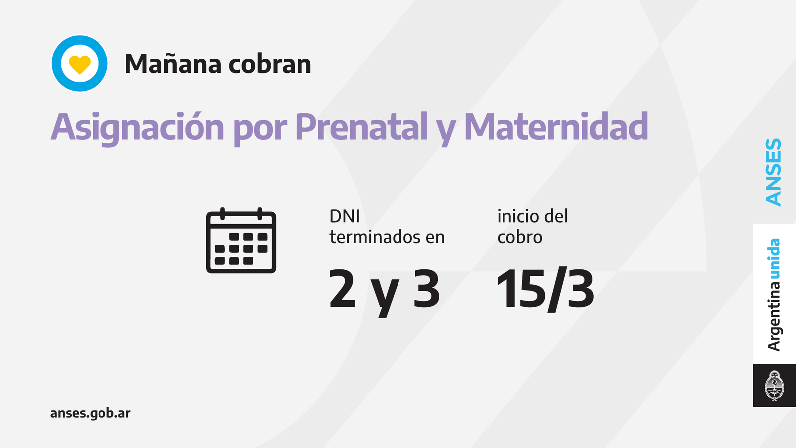 ANSES, calendarios de Pago del Martes 15 de marzo