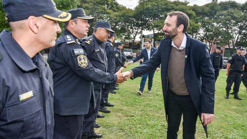 Damián Selci dio la bienvenida a 30 nuevos policías en Hurlingham