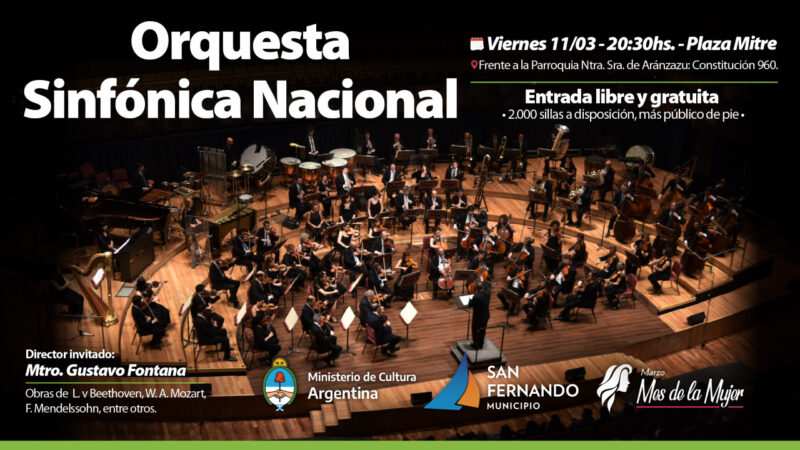 La Orquesta Sinfónica Nacional vuelve a San Fernando