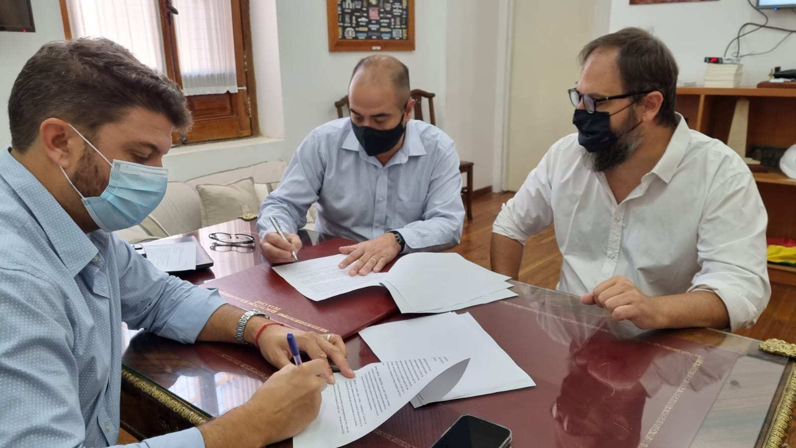 Se instaló una Oficina de OCEBA en Exaltación de la Cruz