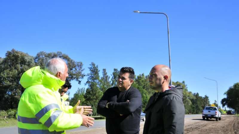 Pavón, cambios de Luminarias en Ruta 39