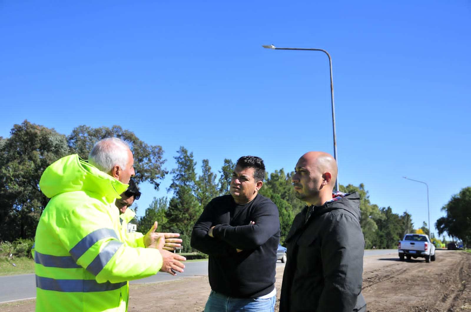 Pavón, cambios de Luminarias en Ruta 39