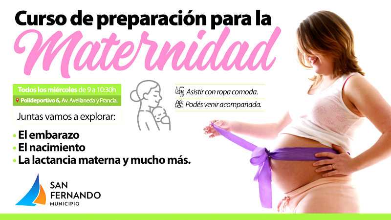 San Fernando presentó un nuevo “Curso de Preparación para la Maternidad”