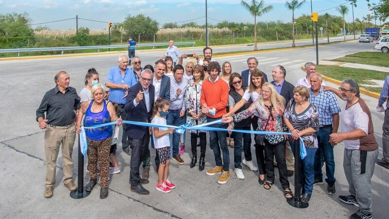 Andreotti, Katopodis, Nardini y Zamora inauguraron la renovación de la Ruta 197