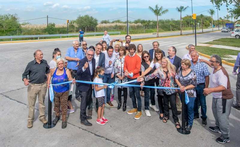 Andreotti, Katopodis, Nardini y Zamora inauguraron la renovación de la Ruta 197