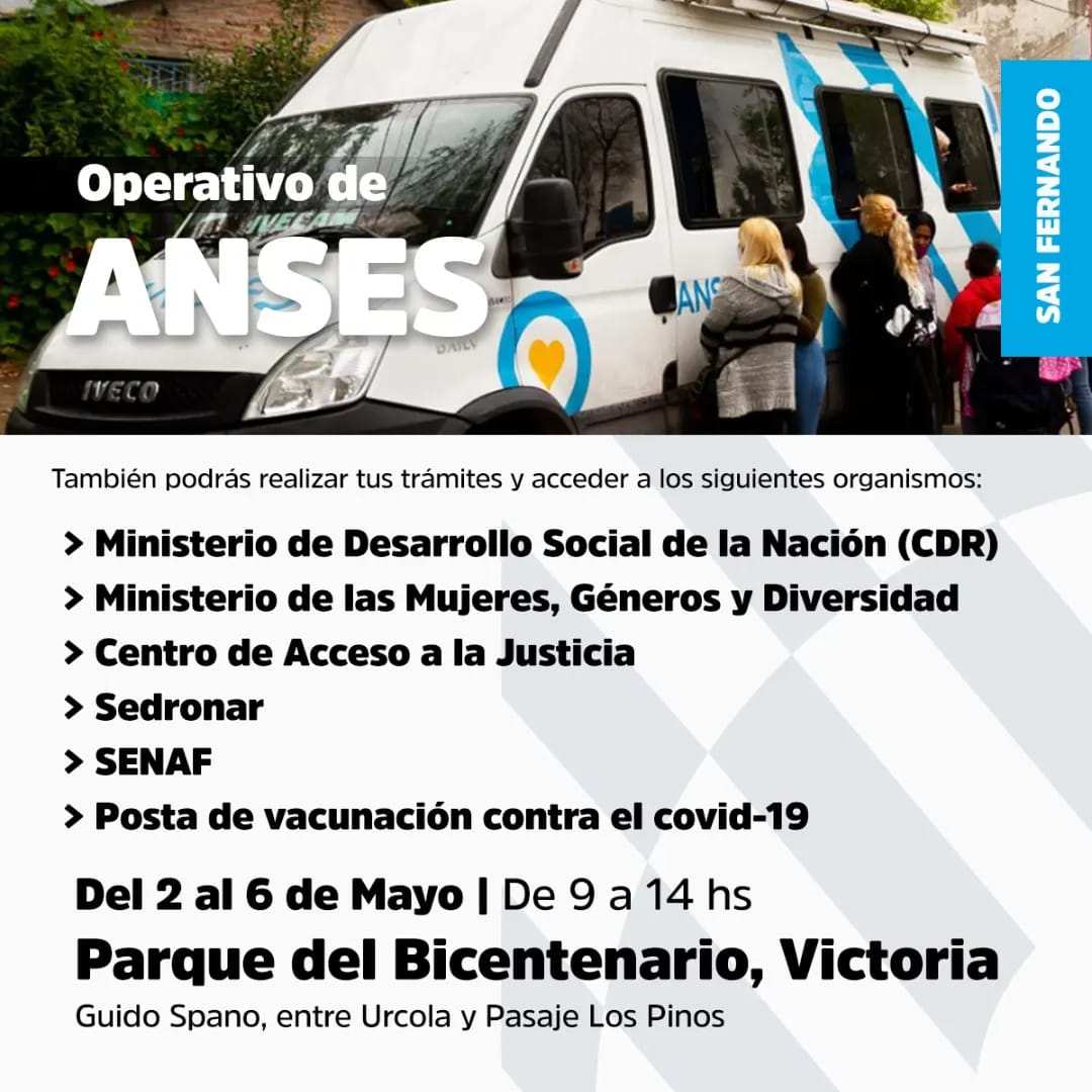 San Fernando, Operativo de Reconocimiento de aportes por tareas de cuidado en el Parque del Bicentenario