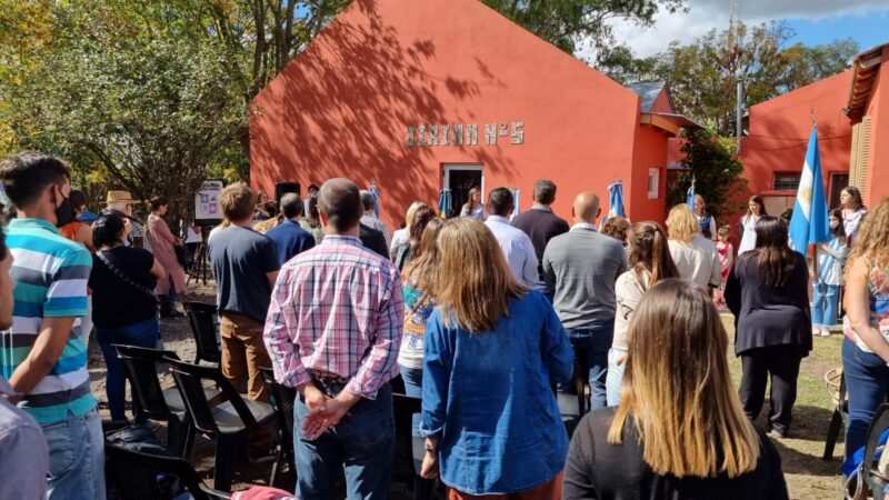 Parada Etchegoyen inauguró el Jarín Rural N° 5