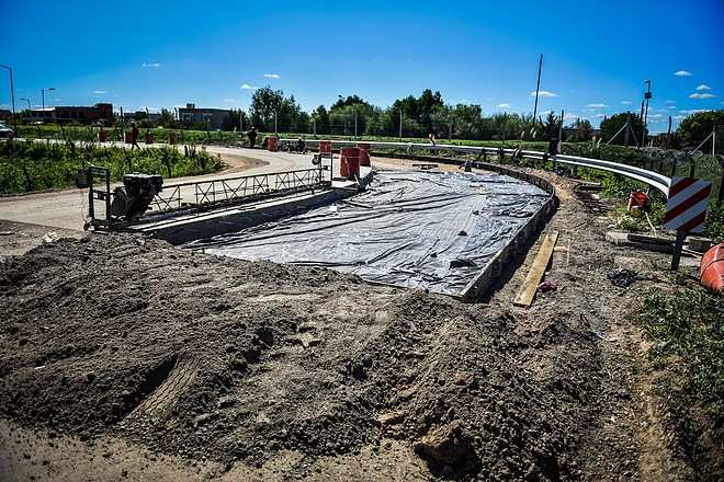 La Municipalidad de Escobar intensifica la pavimentación de la calle Libertad