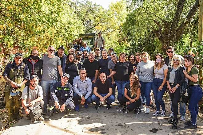 Beto Ramil supervisó las jornadas de limpieza integral en distintas localidades del distrito  