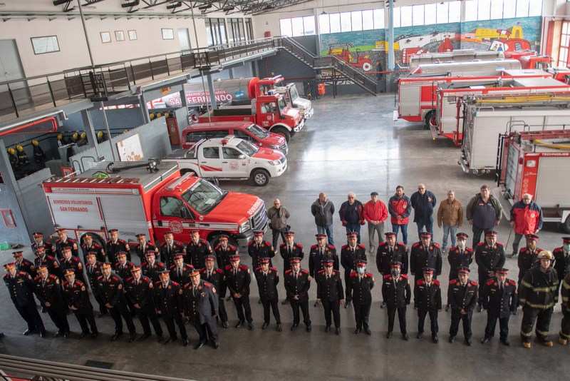 El Municipio acompañó el 126° aniversario de los Bomberos de San Fernando
