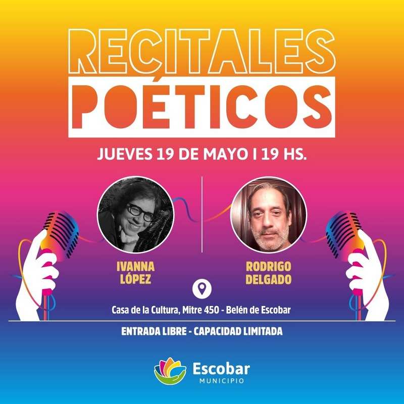 Escobar, continua el exitoso ciclo de Recitales Poéticos 2022