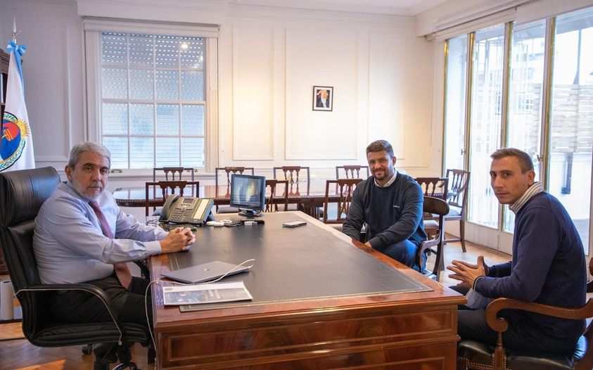Exaltación, Diego Nanni se reunió con Aníbal Fernández para lanzar Plan de Seguridad Ciudadana