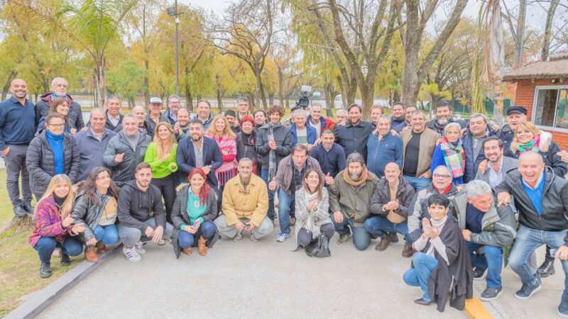 Juan Andreotti agasajó a los periodistas de la zona Norte en su día 