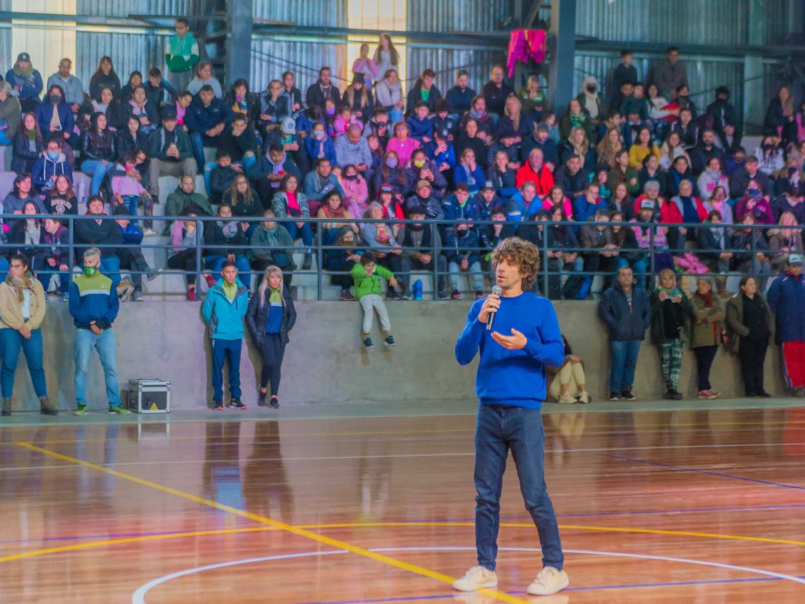 Juan Andreotti inauguró el Microestadio del Polideportivo N°2 de San Fernando
