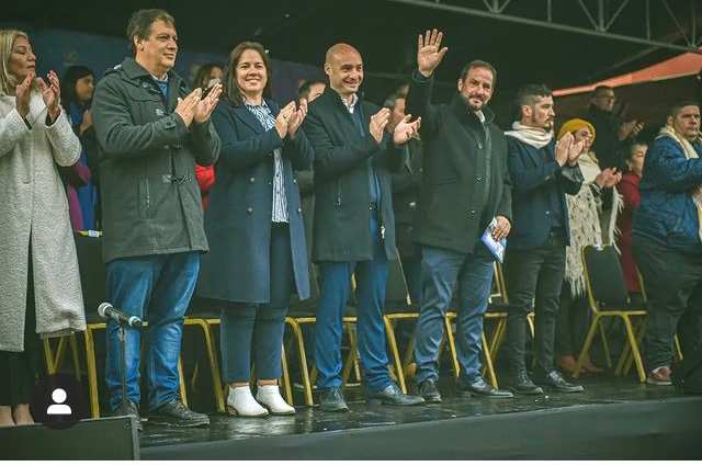 Sujarchuk y Ramil en los festejos por el 48º Aniversario de Maquinista Savio