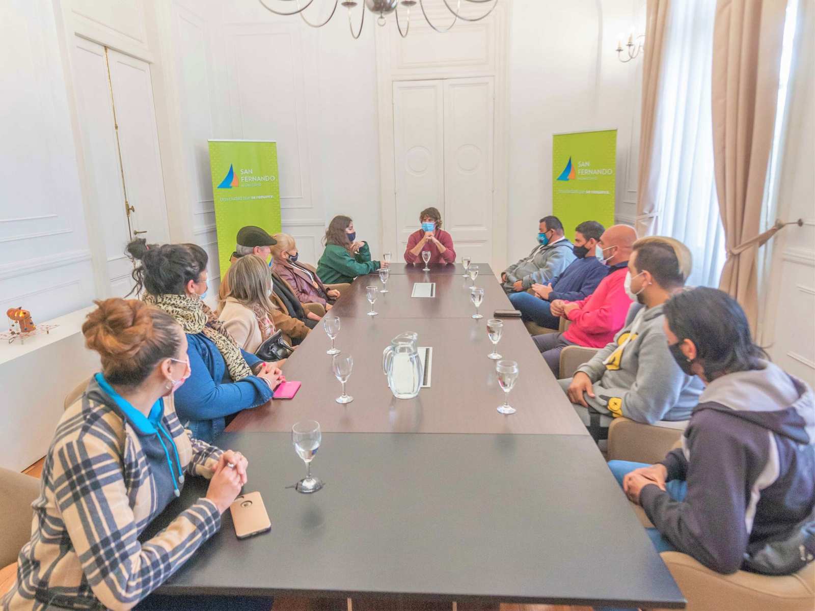 Juan Andreotti recibió a los ganadores de los Juegos Bonaerenses de Cultura 2021