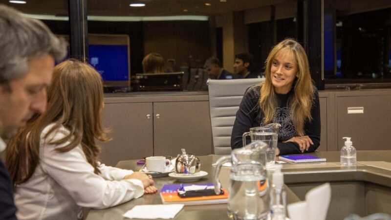 Se realizó una reunión de Trabajo de Malena Galmarini de AYSA y Patricia Alborta de Agendacaf