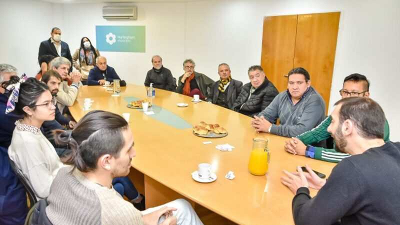 El Intendente Selci agasajó a los periodistas en su día