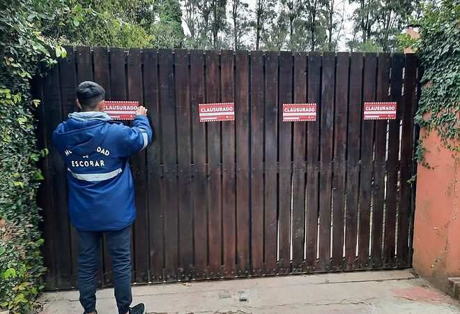 La Municipalidad de Escobar clausuró un taller clandestino de venta de autopartes 