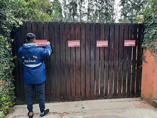 La Municipalidad de Escobar clausuró un taller clandestino de venta de autopartes