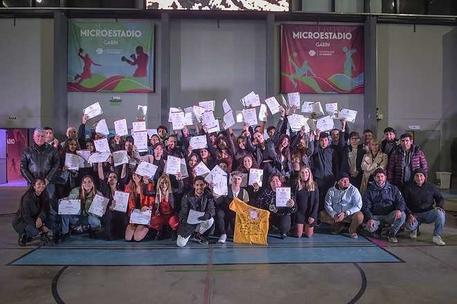 La Municipalidad de Escobar entregó los diplomas a egresados y egresadas del programa Mini guardavidas