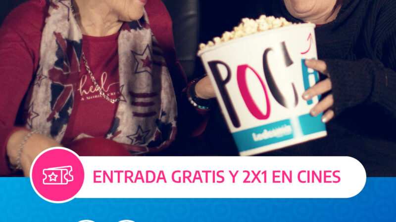 PAMI: Entradas Gratis y 2 x 1 en Cines para Afiliadas y Afiliados de la Obra Social